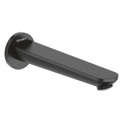 Duravit Wave Wanneneinlauf Wandmontage, Mattschwarz, Rosette rund, Ausladung 202m... DURAVIT-WA5240010046 4067116105926 (Abb. 1)