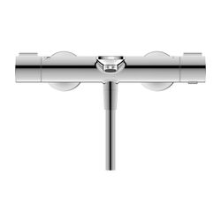 Duravit Wave Wannenthermostat Aufputz, Chrom, Ausladung 198mm, 18l/min, S-Anschlü... DURAVIT-WA5220000010 4067116105797 (Abb. 1)