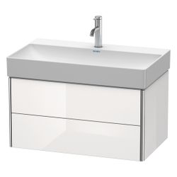 Duravit XSquare Waschtischunterbau wandh. 460x784x397mm Weiß Hochglanz, Grifflos, ... DURAVIT-XS416202222 4053424524221 (Abb. 1)