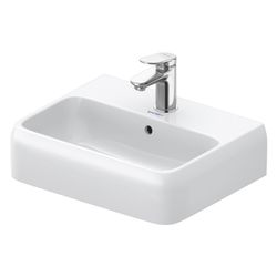 Duravit Qatego Handwaschbecken 350x450x145mm, Weiß Hochglanz, Rechteckig,1 Waschpla... DURAVIT-0746450000 4067116305128 (Abb. 1)