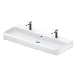 Duravit Qatego Waschtisch 470x1200x150mm wandhäng., Weiß Hochglanz, Rechteckig, Dur... DURAVIT-2382120026 4067116305111 (Abb. 1)