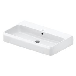 Duravit Qatego Waschtisch 470x800x150mm wandhäng., Weiß Hochglanz, Rechteckig, 1 Wa... DURAVIT-2382800028 4067116304930 (Abb. 1)