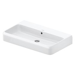Duravit Qatego Waschtisch 470x800x150mm wandhäng., Weiß Hochglanz, Rechteckig, 1 Wa... DURAVIT-2382800060 4067116304923 (Abb. 1)