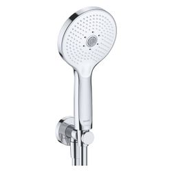 Duravit Handbrause, Chrom, d. 120mm, Strahlart Rain, Pulse, Mono, Druckknopf, 14l... DURAVIT-UV0650017010 4063382937070 (Abb. 1)