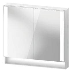 Duravit Qatego Spiegelschrank Wandmontage 155x800x750mm, Weiß, 2 Türen L/R, 2 ... DURAVIT-QA7151018182000 4067116205565 (Abb. 1)