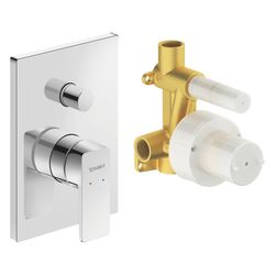 Duravit Manhattan Einhebelmischer Unterputz Set, Anzahl Verbraucher 2, Chrom, 24l... DURAVIT-MH4210008010 4067116104899 (Abb. 1)