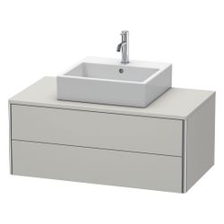 Duravit XSquare Konsolenwaschtischunterbau wandhäng. 548x1000x400mm ohne KSP Beton... DURAVIT-XS491100707 4053424557939 (Abb. 1)