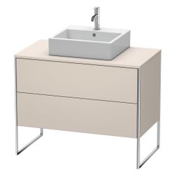 Duravit XSquare Konsolenwaschtischunterbau bodenstehend 548x1000x778mm ohne KSP Ta... DURAVIT-XS492109191 4053424564838 (Abb. 1)