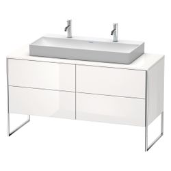 Duravit XSquare Konsolenwaschtischunterbau bodenstehend 548x1400x778mm ohne KSP Gr... DURAVIT-XS4925M4949 4053424566153 (Abb. 1)