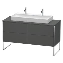 Duravit XSquare Konsolenwaschtischunterbau bodenstehend 548x1400x778mm ohne KSP Gr... DURAVIT-XS4925M4949 4053424566153 (Abb. 1)