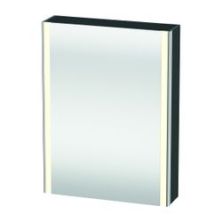 Duravit XSquare Spiegelschrank Wandmontage 155x600x800mm, Graphit Matt, 1 Tür ... DURAVIT-XS7111L49490000 4063382376572 (Abb. 1)