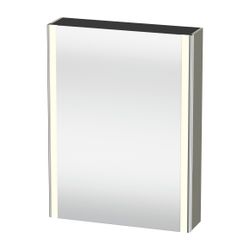 Duravit XSquare Spiegelschrank Wandmontage 155x600x800mm, Steingrau SDM, 1 Tür... DURAVIT-XS7111L92921000 4063382377210 (Abb. 1)