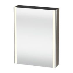 Duravit XSquare Spiegelschrank Wandmontage 155x600x800mm, Flanell Grau HG, Tür... DURAVIT-XS7111R89891000 4063382379467 (Abb. 1)