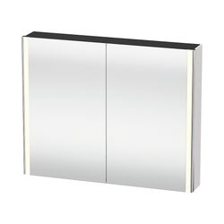 Duravit XSquare Spiegelschrank Wandmontage 155x1000x800mm, Taupe, 2 Türen L/R,... DURAVIT-XS7113083831000 4067116063486 (Abb. 1)