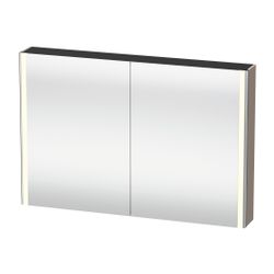 Duravit XSquare Spiegelschrank Wandmontage 155x1200x800mm, Basalt, 2 Türen L/R... DURAVIT-XS7114043430000 4063382613660 (Abb. 1)