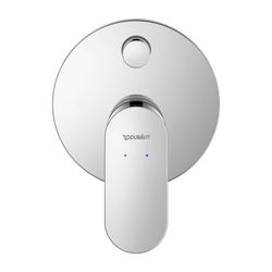 Duravit Wave Einhebelmischer Unterputz Set, 2 Verbraucher, Chrom, 24l/min, Rosett... DURAVIT-WA4210008010 4067116105605 (Abb. 1)