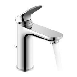 Duravit Wave Einhebel-Waschtischmischer M, Chrom, 5l/min, Hebelgriff, mit Garnitu... DURAVIT-WA1020001010 4067116105216 (Abb. 1)