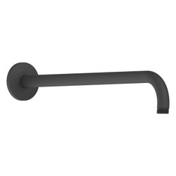 Duravit Brausearm Länge 410mm Wandmontage Rosette rund, Mattschwarz... DURAVIT-UV0670028046 4063382938367 (Abb. 1)
