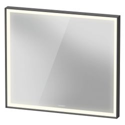 Duravit L-Cube Spiegel Wandmontage 67x800x700mm, Graphit Aluminium Matt, LED, ... DURAVIT-LC7381049490100 4067116103380 (Abb. 1)