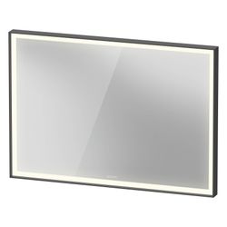 Duravit L-Cube Spiegel Wandmontage 67x1000x700mm, Graphit Aluminium Matt, LED,... DURAVIT-LC7382049490100 4067116102734 (Abb. 1)