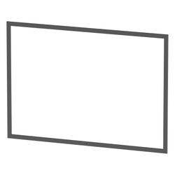 Duravit L-Cube Einbaurahmen, Aufsatz, 1050x10x751mm, Zerlegt, Graphit Aluminiu... DURAVIT-LC9687049490000 4067116303674 (Abb. 1)