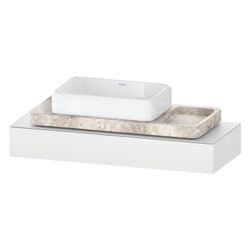 Duravit Qatego Konsole 480x1200-2000x170mm, 1 Ausschnitt/Waschplatz, Mattweiß,... DURAVIT-QA4699018180000 4067116204629 (Abb. 1)