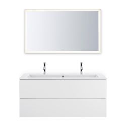 Duravit L-Cube Spiegel Wandmontage 67x1200x700mm, Weiß, LED, 32W, Betätigung S... DURAVIT-LC7383018180100 4067116100273 (Abb. 1)