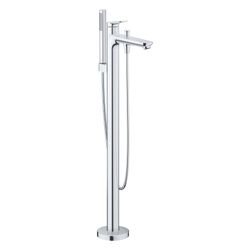 Duravit Wave Einhebel-Wannenmischer bodenstehend, Chrom, Höhe 947mm, Ausladung 22... DURAVIT-WA5250000010 4067116105957 (Abb. 1)
