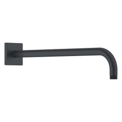 Duravit Brausearm Länge 410mm Wandmontage Rosette eckig, Mattschwarz... DURAVIT-UV0670037046 4067116161489 (Abb. 1)