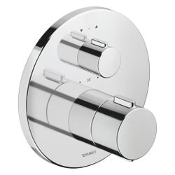 Duravit Thermostatarmaturen Thermostat Unterputz, 2 Verbraucher, Chrom, 20, 5l/mi... DURAVIT-TH4200014010 4067116316414 (Abb. 1)