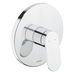 Duravit Wave Einhebel-Brausemischer Unterputz, 1 Verbraucher, Chrom, 24,5l/min, R... DURAVIT-WA4210010010 4067116105629 (Abb. 1)