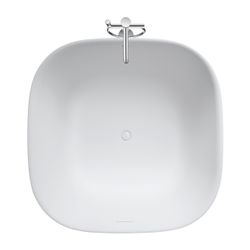 Duravit Zencha Badewanne 630x1250x1250mm, 401l, Mattweiß, Quadratisch, Freiste... DURAVIT-700464000000000 4063382792587 (Abb. 1)
