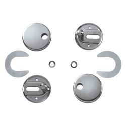 Duravit Scharnier-Set für WC-Sitz mit Absenkautomatik, Edelstahl, 0061381000... DURAVIT-0061381000 4021534427466 (Abb. 1)