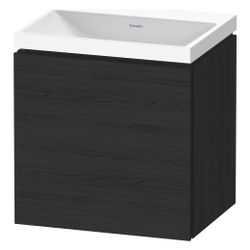 Duravit L-Cube Waschtisch-Set C-shaped wh Echtholzfurnier 350x450x480mm 1 Tür ... DURAVIT-LC6949N16160000 4067116106886 (Abb. 1)