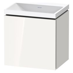 Duravit L-Cube Waschtisch-Set C-shaped wh Dekor 350x450x480mm, 1 Tür L, Weiß H... DURAVIT-LC6948N22220000 4067116106435 (Abb. 1)