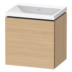 Duravit L-Cube Waschtisch-Set C-shaped wh Dekor 350x450x480mm, 1 Tür L, Natur ... DURAVIT-LC6948N30300000 4067116106442 (Abb. 1)