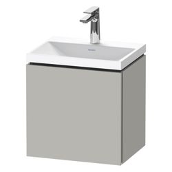 Duravit L-Cube Waschtisch-Set C-shaped wh Dekor 350x450x480mm, 1 Tür L, Betong... DURAVIT-LC6948O07070000 4067116106626 (Abb. 1)