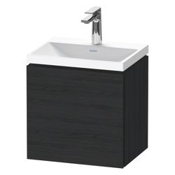Duravit L-Cube Waschtisch-Set C-shaped wh Dekor 350x450x480mm, 1 Tür L, Eiche ... DURAVIT-LC6948O16160000 4067116106640 (Abb. 1)