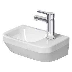 Duravit DuraStyle Handwaschbecken 220x360x140mm Weiß Hochglanz, WonderGliss, Recht... DURAVIT-07133600001 4053424509297 (Abb. 1)