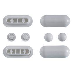 Duravit Puffersatz für WC-Sitz 2nd floor, Starck X, PuraVida, Vero, Weiß... DURAVIT-1001770000 4021534168765 (Abb. 1)