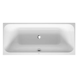 Duravit Happy D.2 Plus Badewanne 480x800x1800mm, 180l, Weiß glänzend, Rechteck... DURAVIT-700314000000000 4021534874352 (Abb. 1)