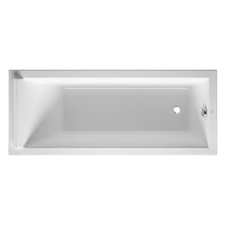 Duravit Starck Wannen Badewanne 480x700x1700mm, 155l, Weiß glänzend, Rechtecki... DURAVIT-700334000000000 4021534894671 (Abb. 1)