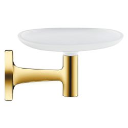 Duravit Starck T Seifenschale 119x140x66mm, Gold poliert/Weiß, Messing, Satinox Mat... DURAVIT-0099333400 4067116084900 (Abb. 1)
