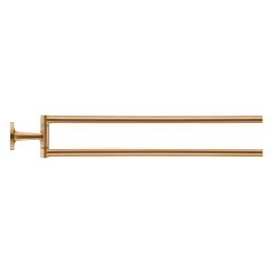 Duravit Starck T Handtuchhalter 486x88x57mm, Bronze gebürstet, Messing, 2 Arme, mit... DURAVIT-0099410400 4067116086775 (Abb. 1)