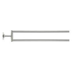 Duravit Starck T Handtuchhalter 486x88x57mm, Edelstahl gebürstet, Messing, 2 Arme, ... DURAVIT-0099417000 4067116086799 (Abb. 1)