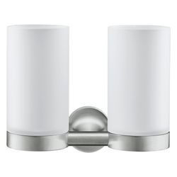 Duravit Starck T Zahnputzbecher doppelt wandhäng., Position R L, 170x98x140mm, Edel... DURAVIT-0099487000 4067116087239 (Abb. 1)