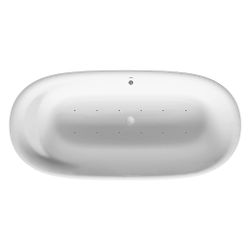 Duravit Cape Cod Whirlwanne Oval, Freistehend, 885x1855x507mm, Air-System, 2 R... DURAVIT-760330000AS0000 4053424453477 (Abb. 1)