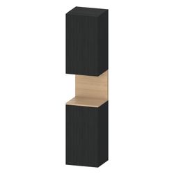 Duravit Qatego Hochschrank Dekor 360x400x1760mm Eiche Mattschwarz/Natur Eiche ... DURAVIT-QA1346R30160000 4067116209358 (Abb. 1)