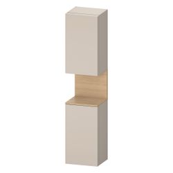 Duravit Qatego Hochschrank Dekor 360x400x1760mm Taupe Matt/Natur Eiche Matt, 2... DURAVIT-QA1346L30910000 4067116208023 (Abb. 1)