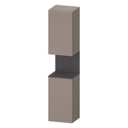 Duravit Qatego Hochschrank Dekor 360x400x1760mm Basalt Matt/Graphit Matt, 2 Tü... DURAVIT-QA1346R49430000 4067116208993 (Abb. 1)